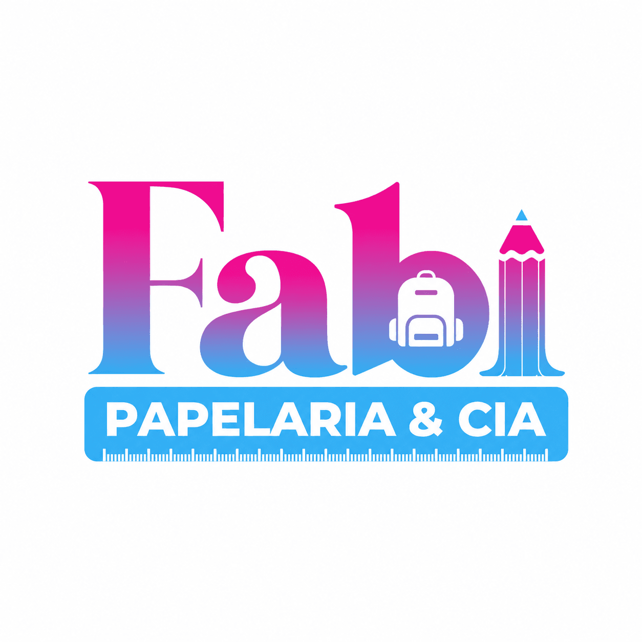 Logo Fabi Papelaria & Cia
